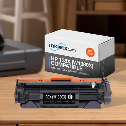 Compatible HP 138X (W1380X) High Yield Black Toner Cartridge