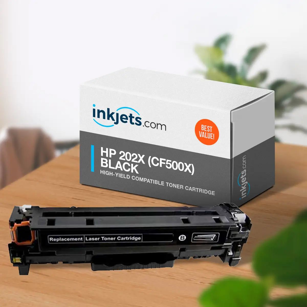HP 202X (CF500X) Black High-Yield Compatible Toner Cartridge