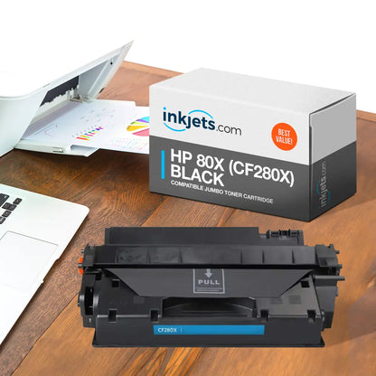 HP 80X (CF280X) Black Compatible Jumbo Toner Cartridge