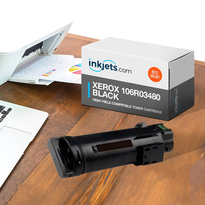 Xerox 106R03480 Black High-Yield Compatible Toner Cartridge