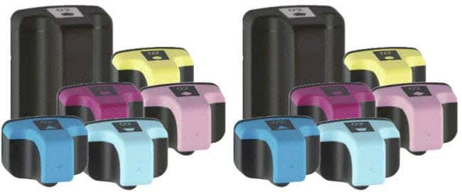 HP 02 Remanufactured Ink Cartridge 12-Pack Combo