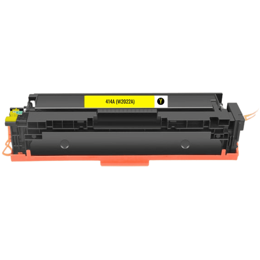 Compatible HP 414A (W2022A) Standard Yield Yellow Toner Cartridge