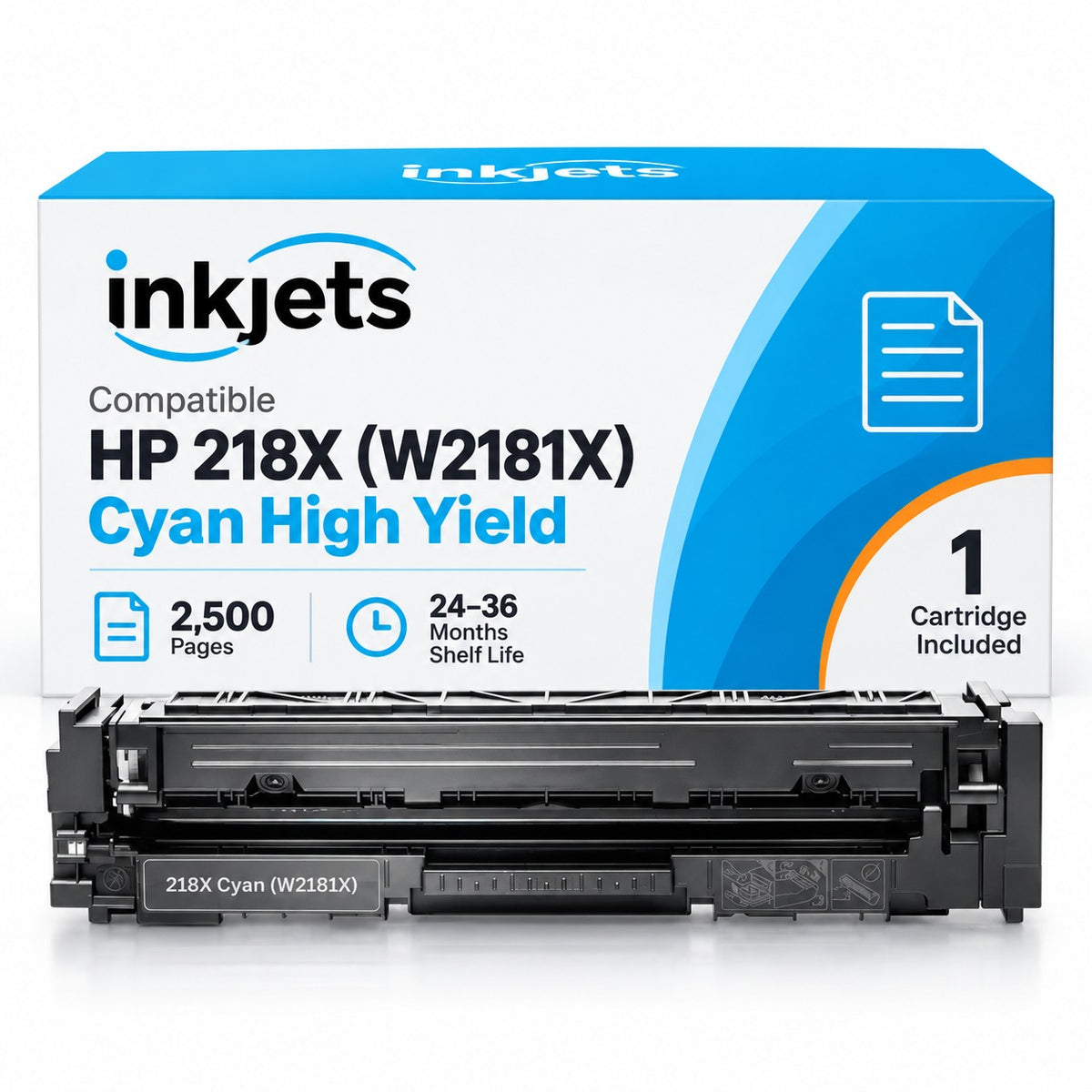 HP 218X (W2181X) Cyan High Yield Compatible Toner Cartridge