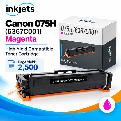 Canon 075H (6367C001) Magenta High-Yield Compatible Toner Cartridge