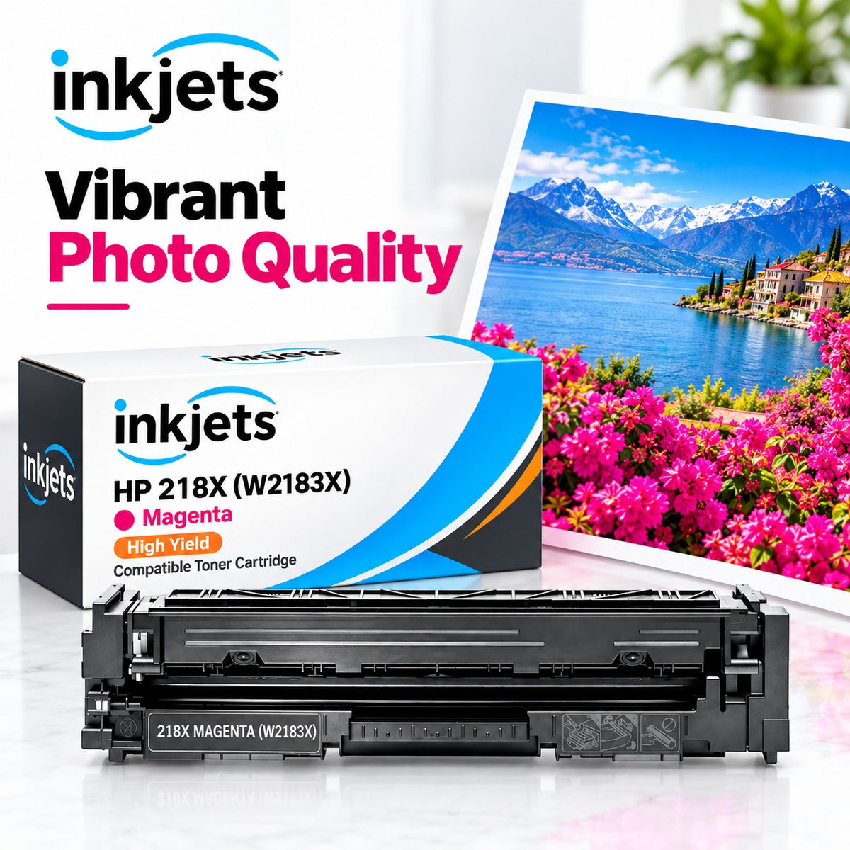 HP 218X (W2183X) Magenta High Yield Compatible Toner Cartridge
