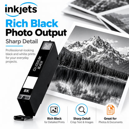 Compatible Canon CLI-231XLBK (6674C001) High Yield Black Ink Cartridge