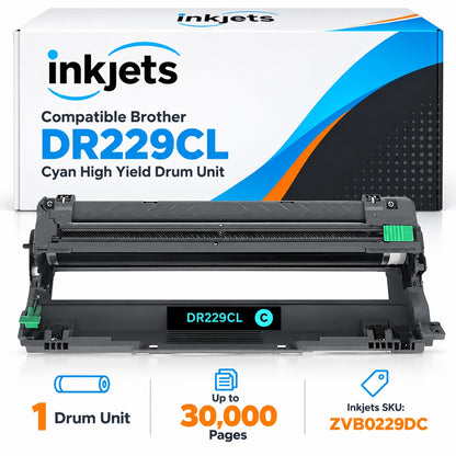 Compatible Brother DR229CL Cyan High Yield Drum Unit