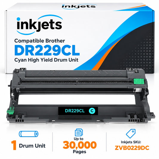 Compatible Brother DR229CL Cyan High Yield Drum Unit