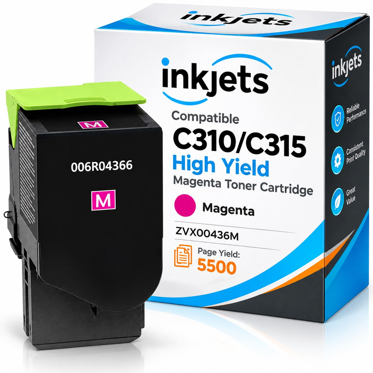 Compatible Xerox C310s/C315s High Yield Magenta Toner Cartridge