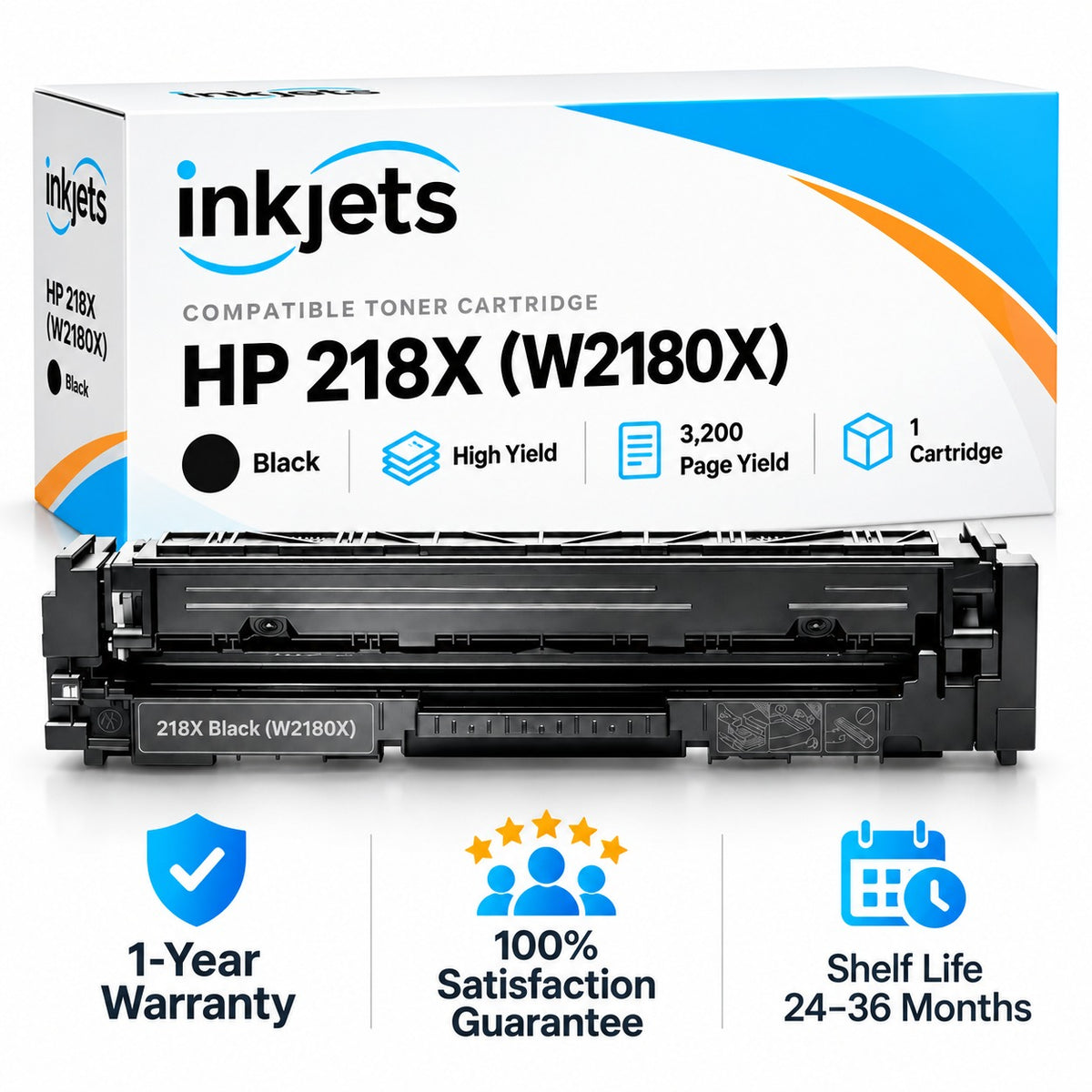 HP 218X (W2180X) Black High Yield Compatible Toner Cartridge
