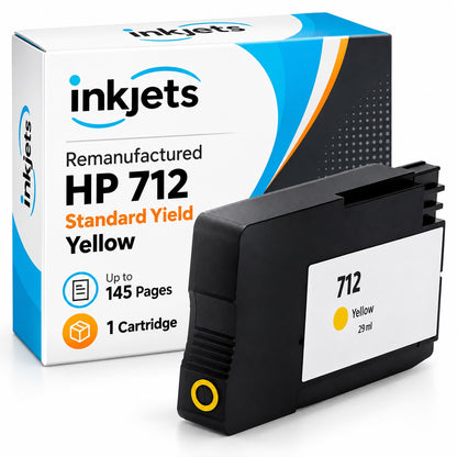 Remanufactured HP 712 Standard Yield Yellow Ink Cartridge