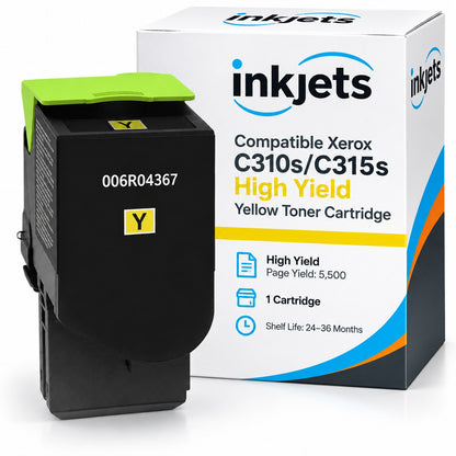 Compatible Xerox C310s/C315s High Yield Yellow Toner Cartridge