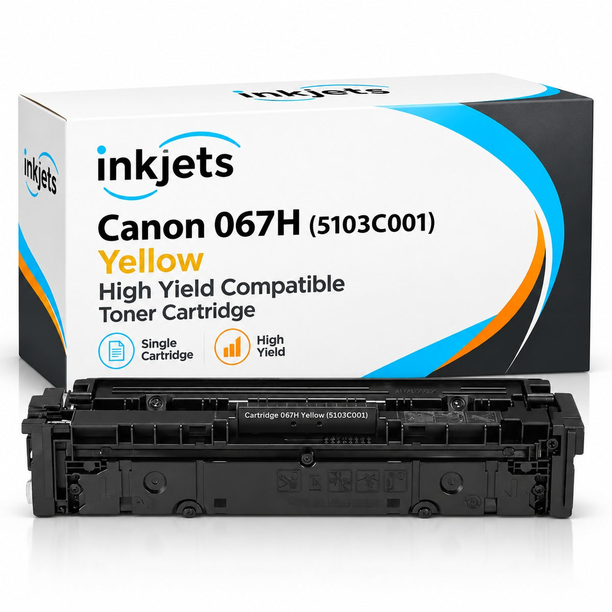 Canon 067H (5103C001) Yellow High Yield Compatible Toner Cartridge