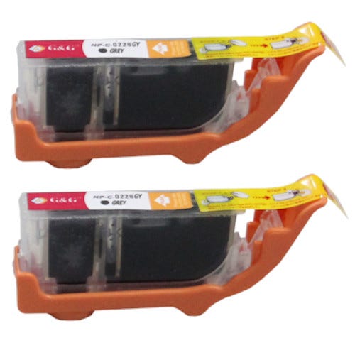 Canon CLI-226GR (4550B001) Gray Compatible Ink Cartridge Twin Pack