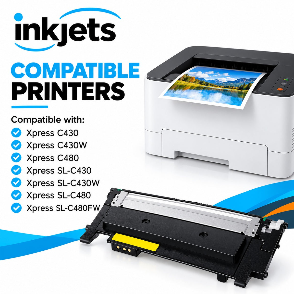 Samsung CLT-Y404S Yellow Compatible Toner Cartridge