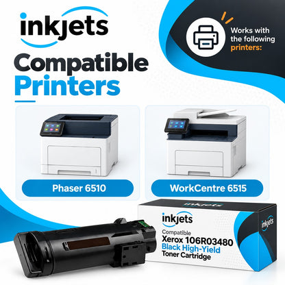 Xerox 106R03480 Black High-Yield Compatible Toner Cartridge