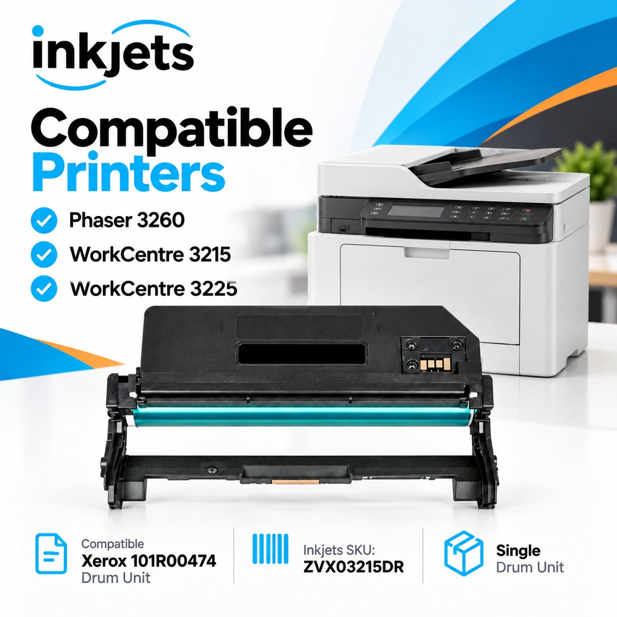 Xerox 101R00474 Compatible Drum Unit For Phaser 3260 / WorkCentre 3200 Series