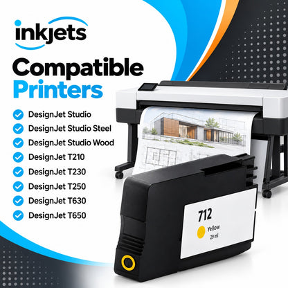 Remanufactured HP 712 Standard Yield Yellow Ink Cartridge