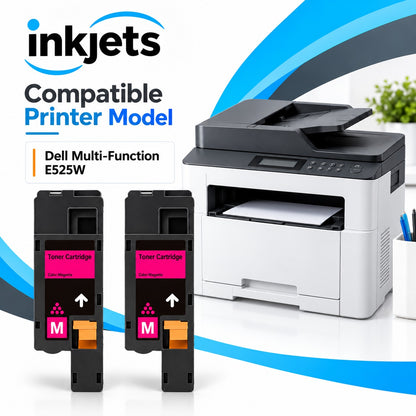 Dell 593-BBJV (G20VW) Magenta Compatible Toner Cartridge Twin Pack