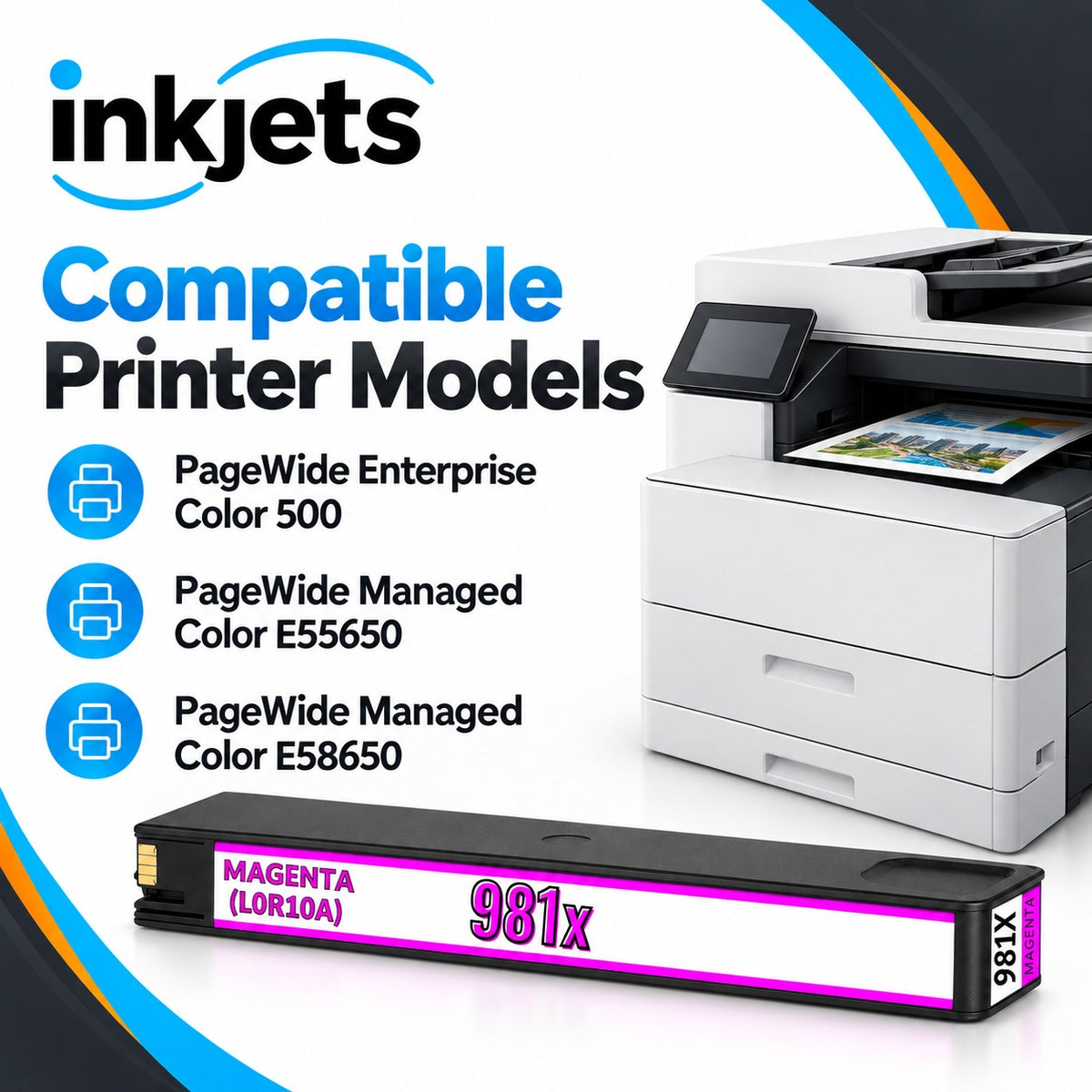 Compatible HP 981X (L0R10A) High Yield Magenta Toner Cartridge