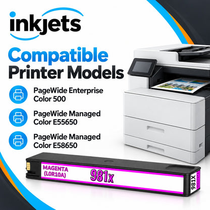 Compatible HP 981X (L0R10A) High Yield Magenta Toner Cartridge