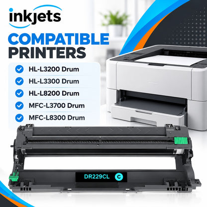 Compatible Brother DR229CL Cyan High Yield Drum Unit