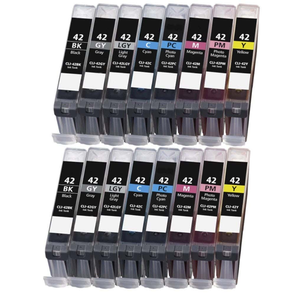 Canon CLI-42 Compatible Ink Cartridge 16-Pack Combo