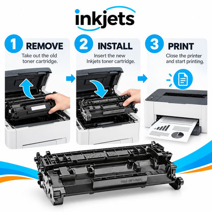 Compatible HP 148A (W1480A) Standard Yield Black Toner Cartridge