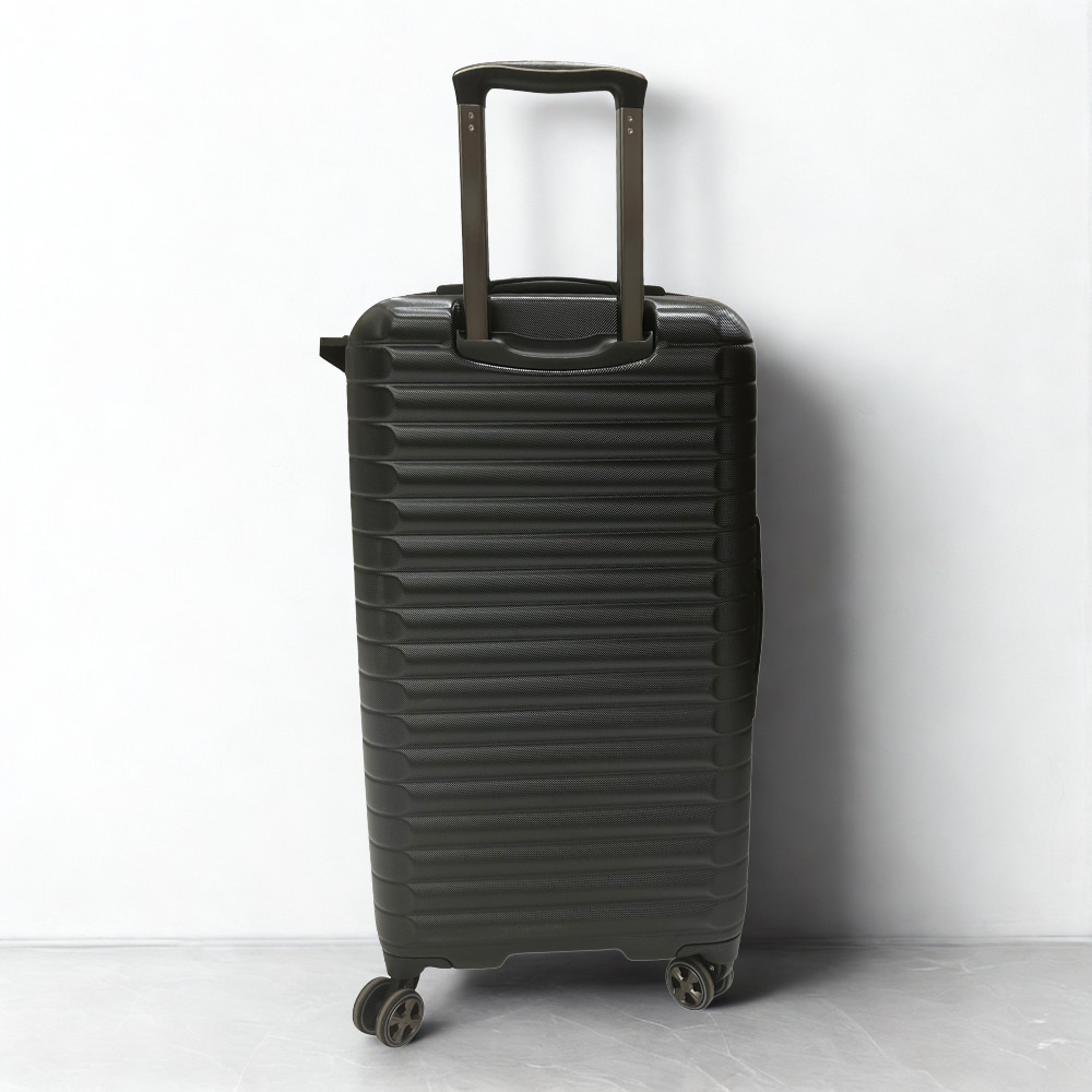 Delsey Paris 2‑Piece Hardside Trunk Luggage Set – Black