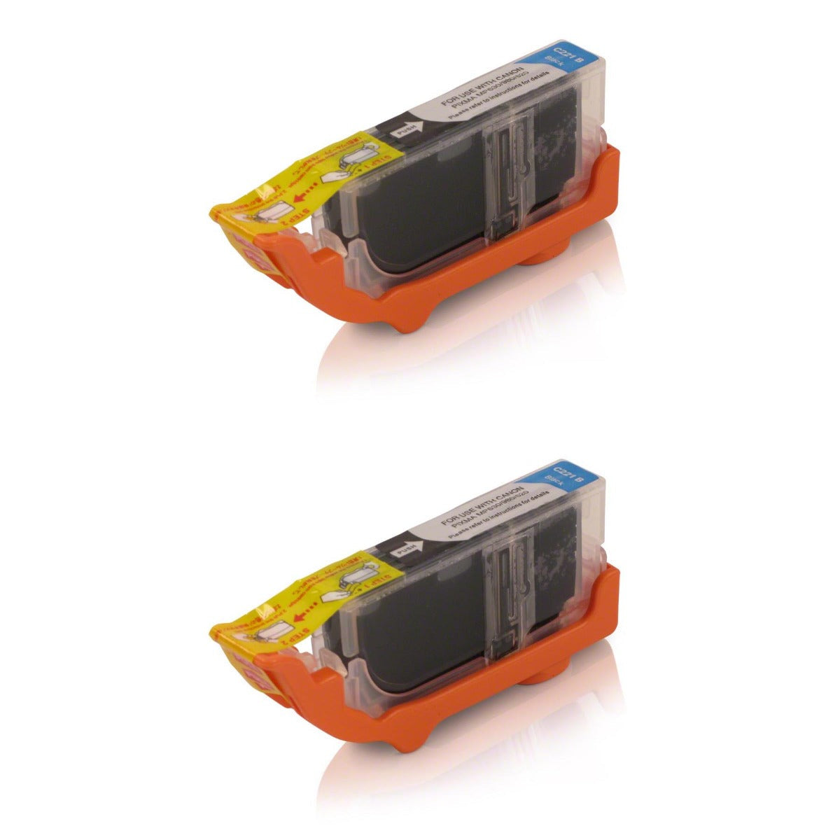 Canon CLI-221BK (2946B001) Black Compatible Ink Cartridge Twin Pack