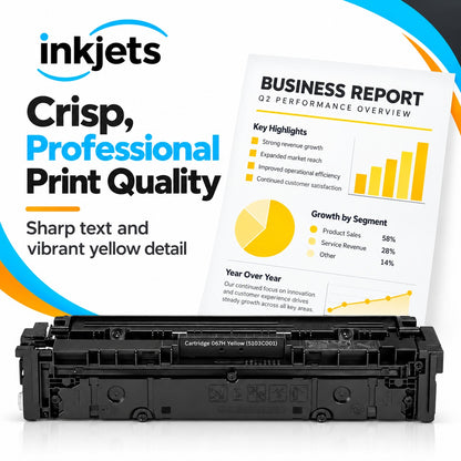 Canon 067H (5103C001) Yellow High Yield Compatible Toner Cartridge