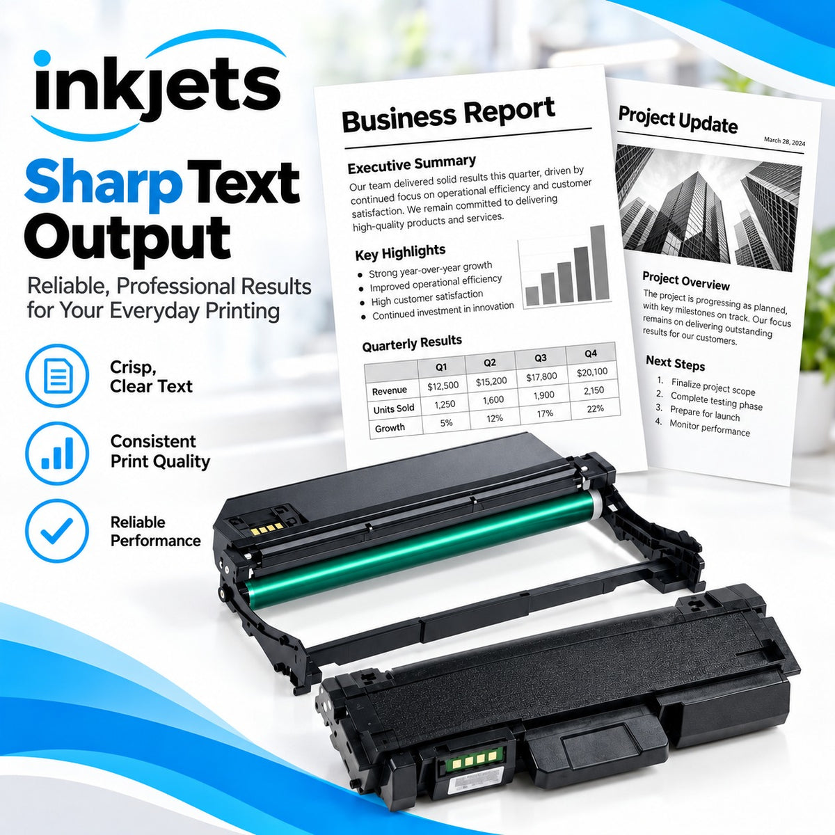 Xerox Phaser 3260 / WorkCentre 3200 Compatible Toner & Drum Cartridge 2-Pack Combo