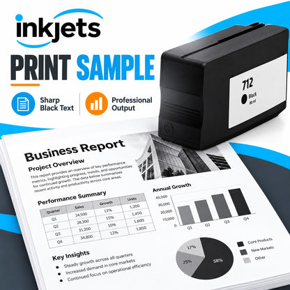 Remanufactured HP 712 Standard Yield Black Ink Cartridge