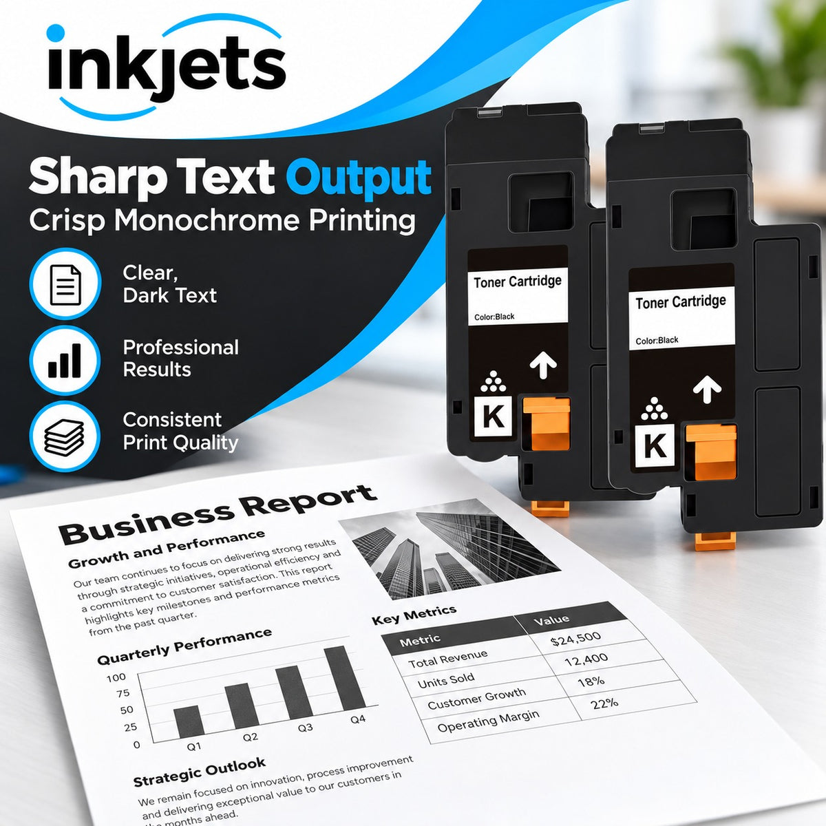Dell 593-BBJX (DPV4T) Black Compatible Toner Cartridge Twin Pack