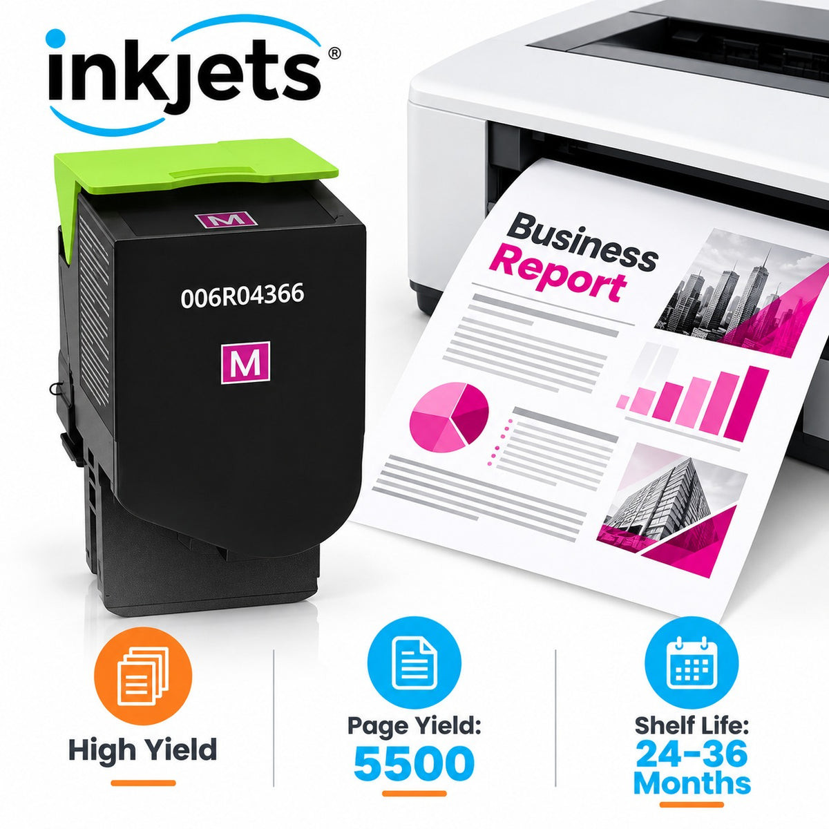 Compatible Xerox C310s/C315s High Yield Magenta Toner Cartridge