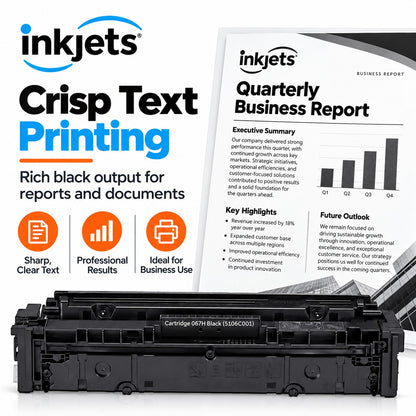 Canon 067H (5106C001) Black High Yield Compatible Toner Cartridge