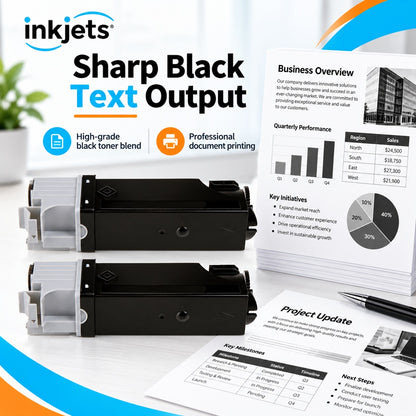 Dell 330-1436 (T106C) Black High-Yield Compatible Toner Cartridge Twin Pack