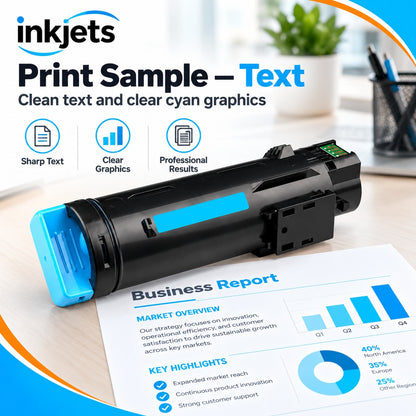Xerox 106R03477 Cyan High-Yield Compatible Toner Cartridge
