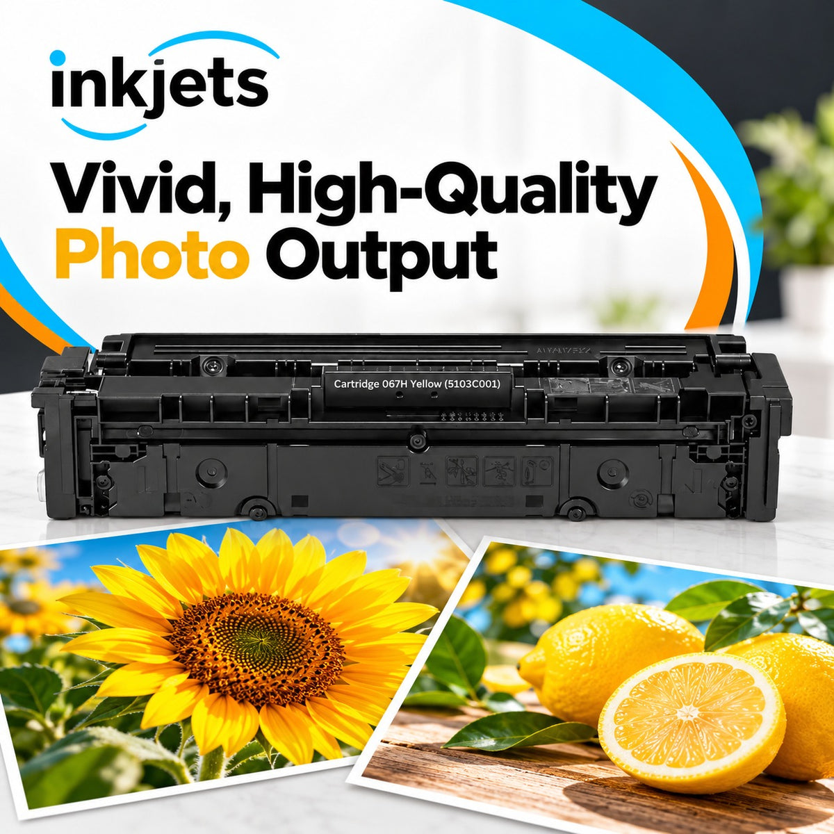 Canon 067H (5103C001) Yellow High Yield Compatible Toner Cartridge
