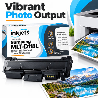 Samsung MLT-D118L Black High-Yield Compatible Toner Cartridge