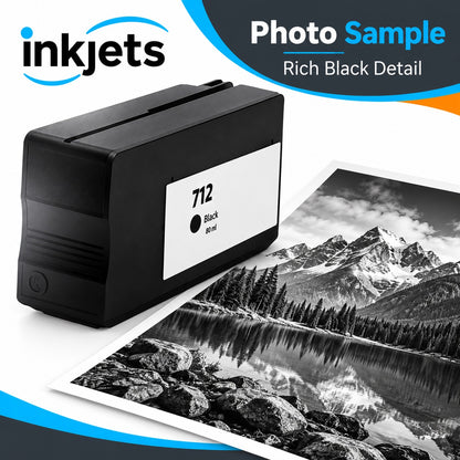 Remanufactured HP 712 Standard Yield Black Ink Cartridge