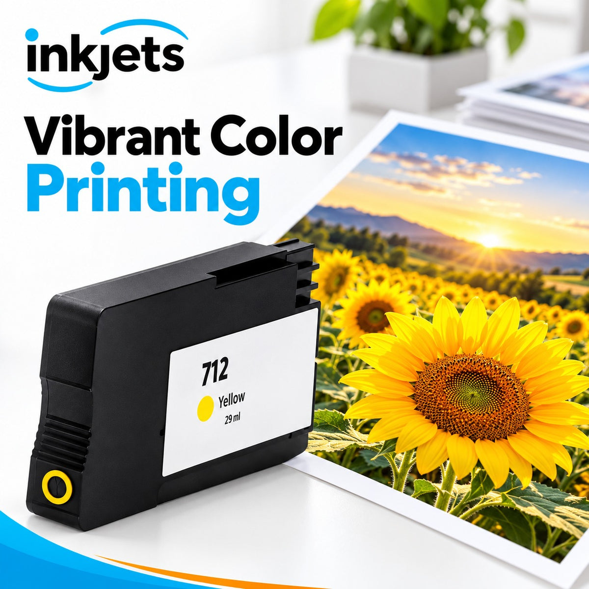 Remanufactured HP 712 Standard Yield Yellow Ink Cartridge