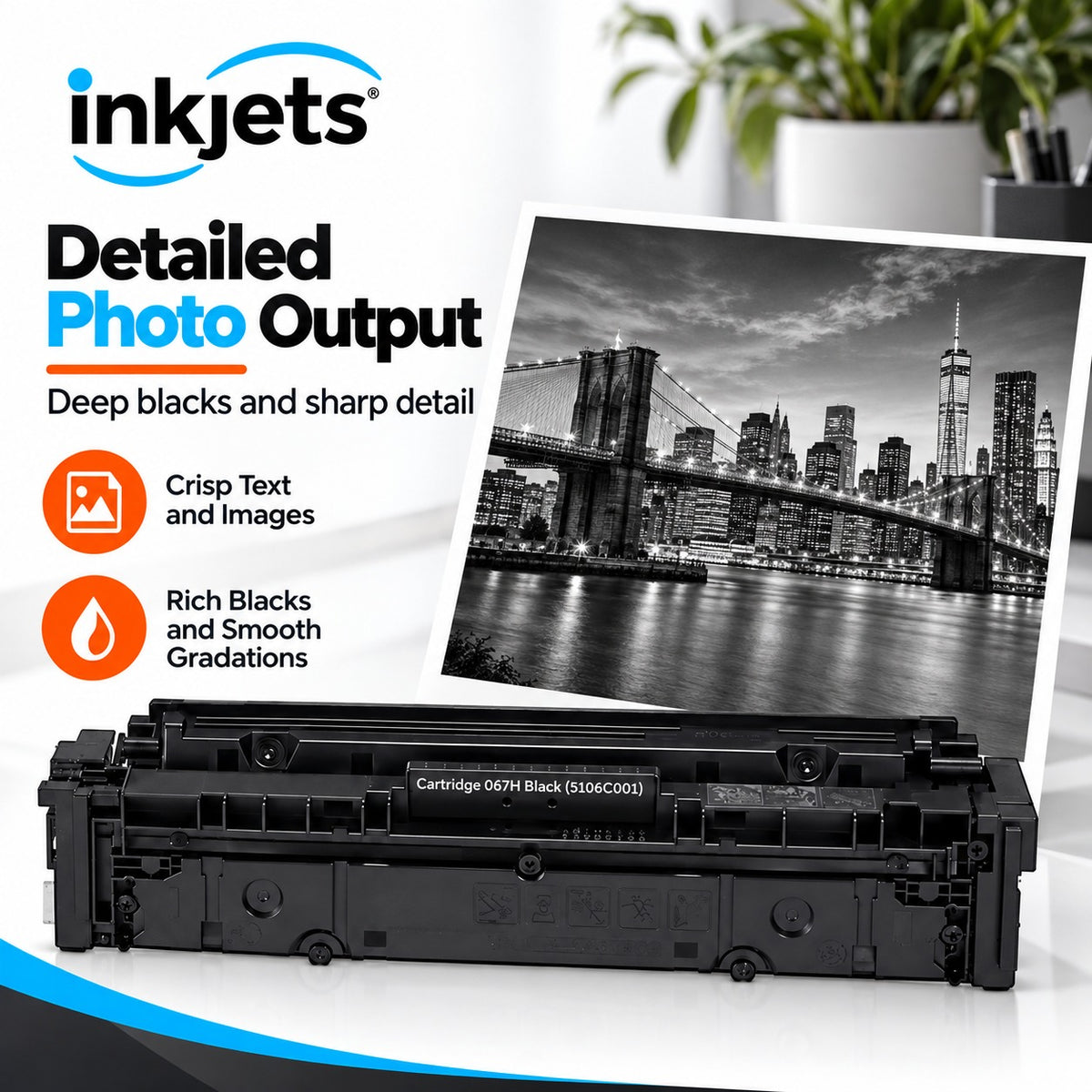 Canon 067H (5106C001) Black High Yield Compatible Toner Cartridge