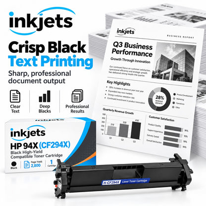 HP 94X (CF294X) Black High-Yield Compatible Toner Cartridge