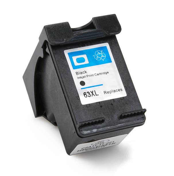 HP 63XL (F6U64AN) Black High-Yield Remanufactured Ink Cartridge