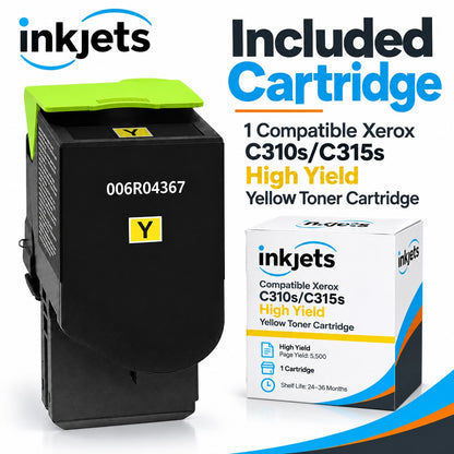 Compatible Xerox C310s/C315s High Yield Yellow Toner Cartridge