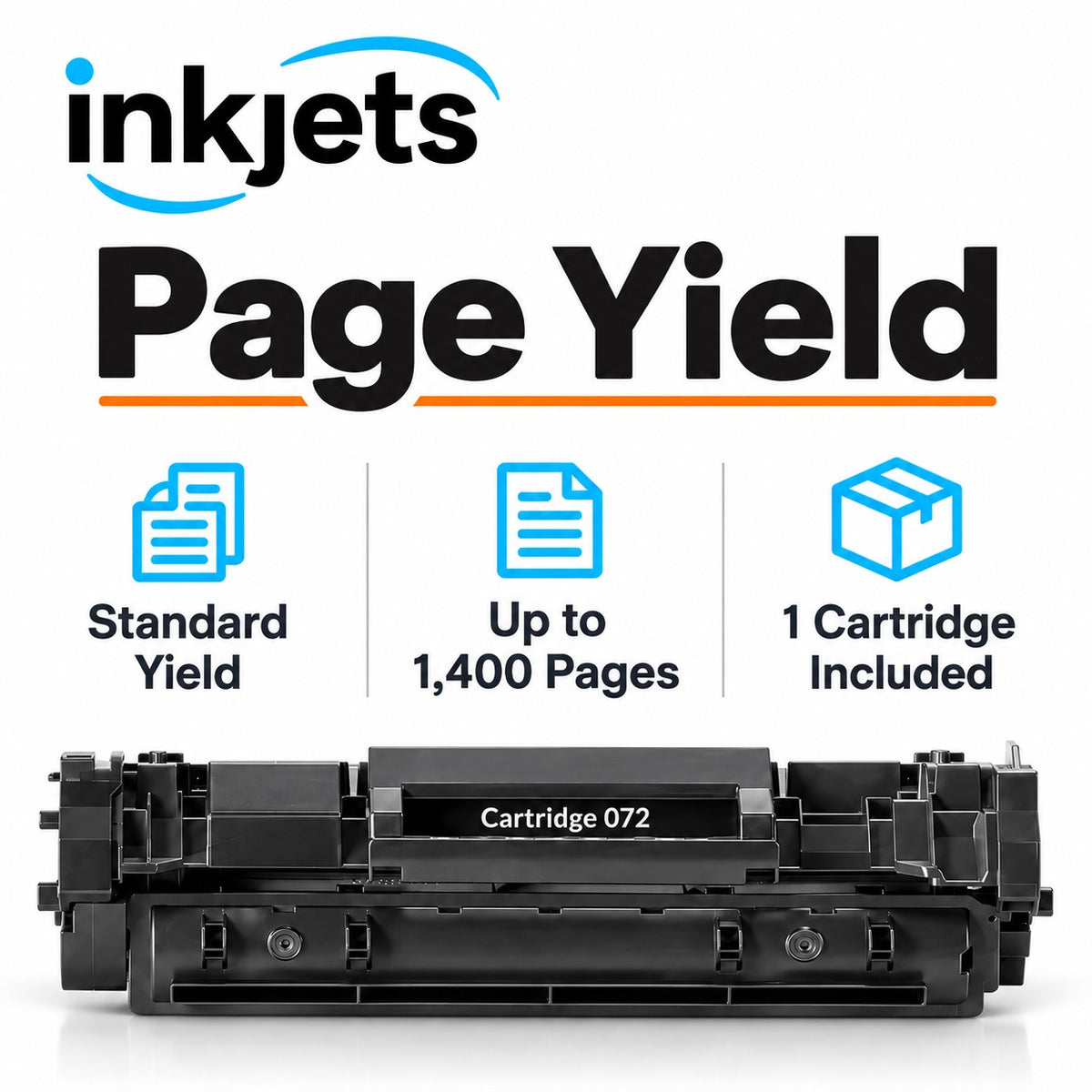 Canon 072 Black Compatible Standard Yield Compatible Toner Cartridge