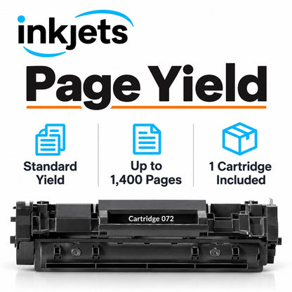 Canon 072 Black Compatible Standard Yield Compatible Toner Cartridge