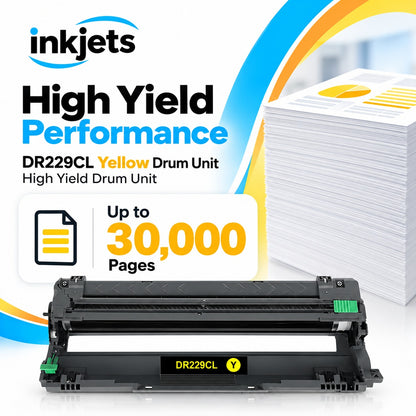 Compatible Brother DR229CL Yellow High Yield Drum Unit
