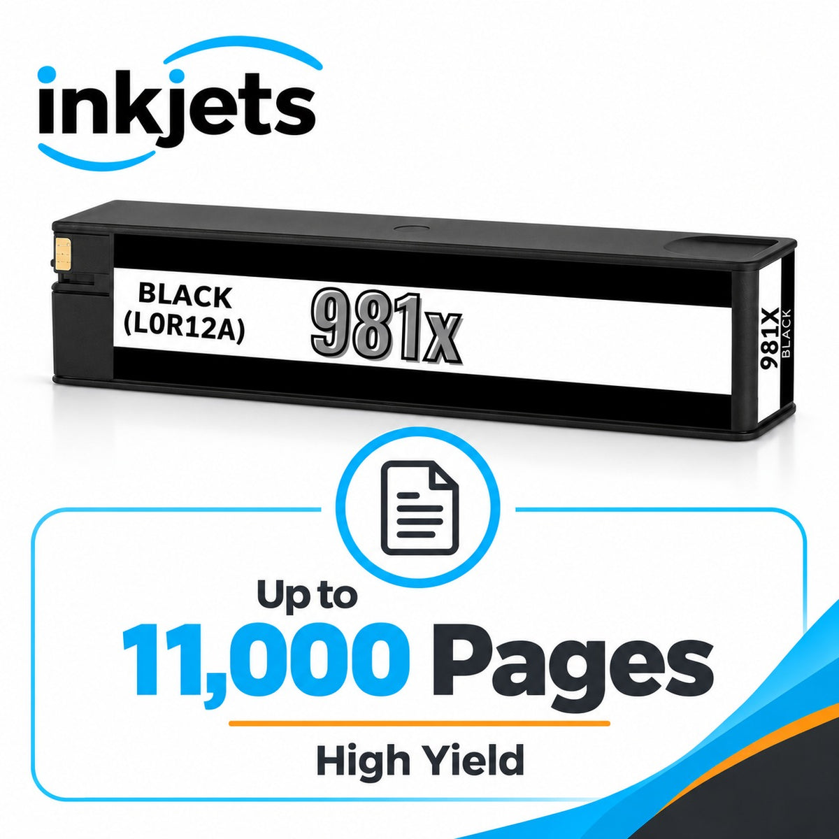 Compatible HP 981X (L0R12A) High Yield Black Toner Cartridge